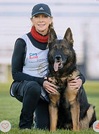 Claudia and Django competing