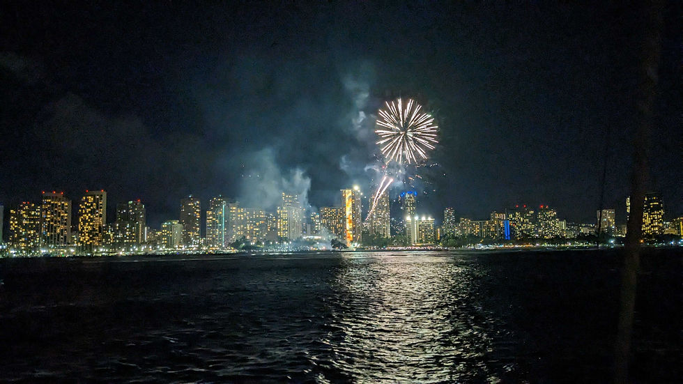 How to Watch Waikiki's Friday Night Fireworks from the Water