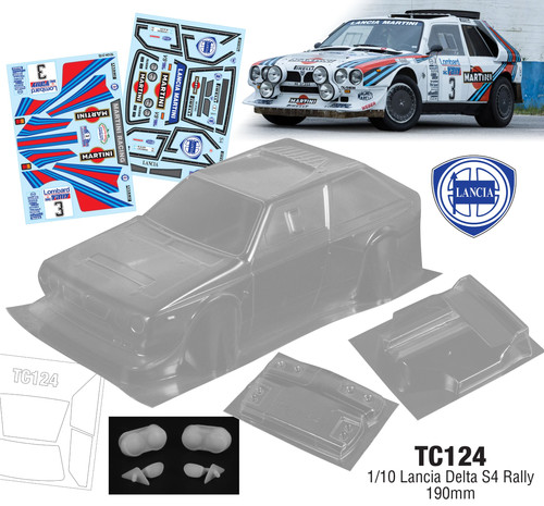 TC124 1/10 Lancia Delta S4 Rally (190mm) | TeamC Racing