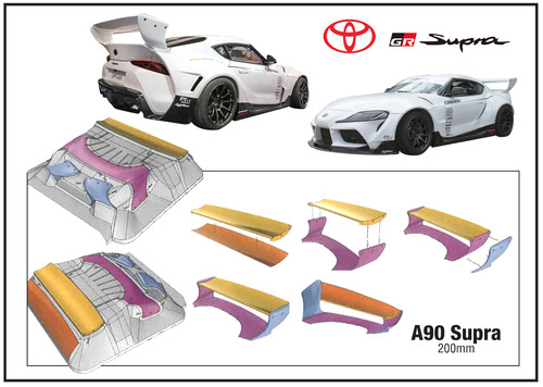 1/10 A90 Supra, 200mm | TeamC Racing