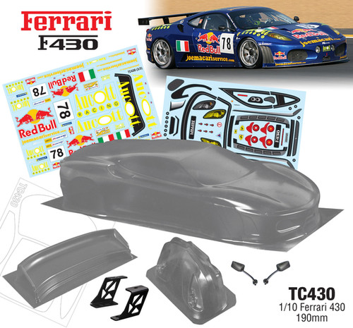 TC430 1/10 Ferrari 430 (190mm) | TeamC Racing