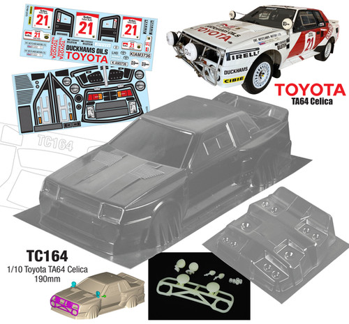 TC164 1/10 Toyota TA64 Celica190mm) | TeamC Racing