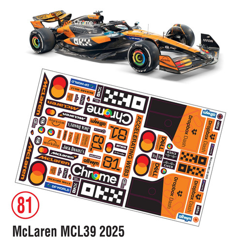 F1サーカス RC マクラーレン 92M F1 ボディ ステッカー F1サーカス RC