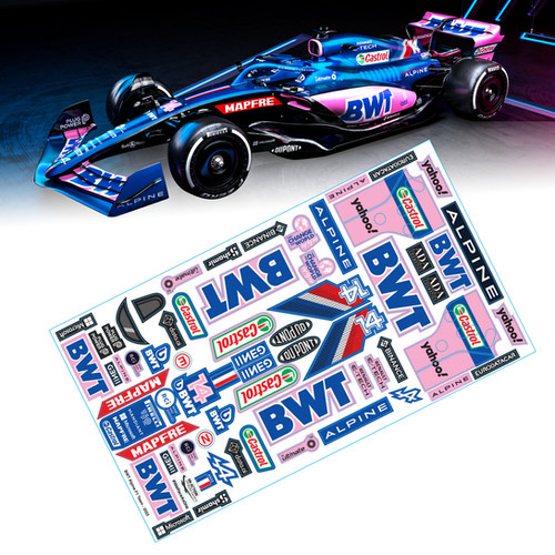 F1 Sticker BWT Alpine F1 Team | TeamC Racing
