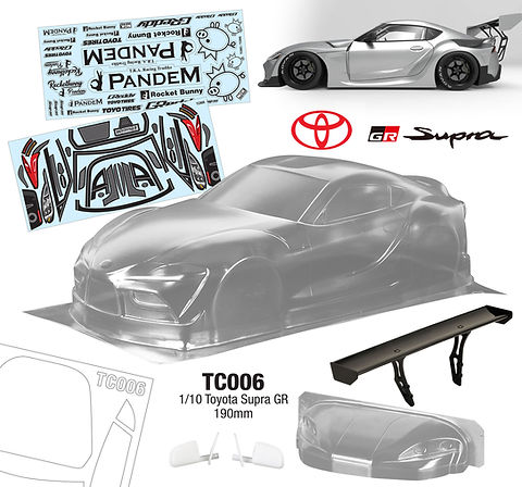 TC006 1/10 Toyota Supra GR, 190mm + H586 | TeamC Racing TC006 1/10 Toyota Supra GR, 190mm + H586 | TeamC Racing