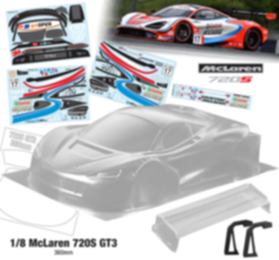 McLaren 720S GT3 (360mm)