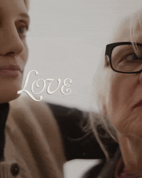 Mother and daughter in knitwear of the brand armedangels