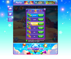 Bejeweled Stars UI - Facebook