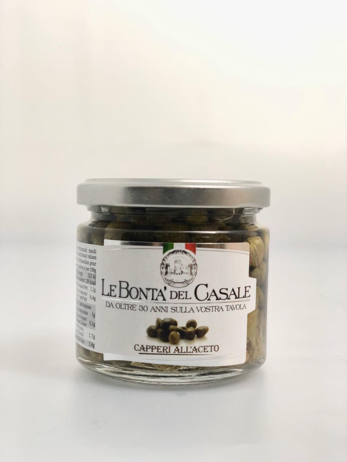 Câpres au Vinaigre - Le Bonta Del Casale - 130G