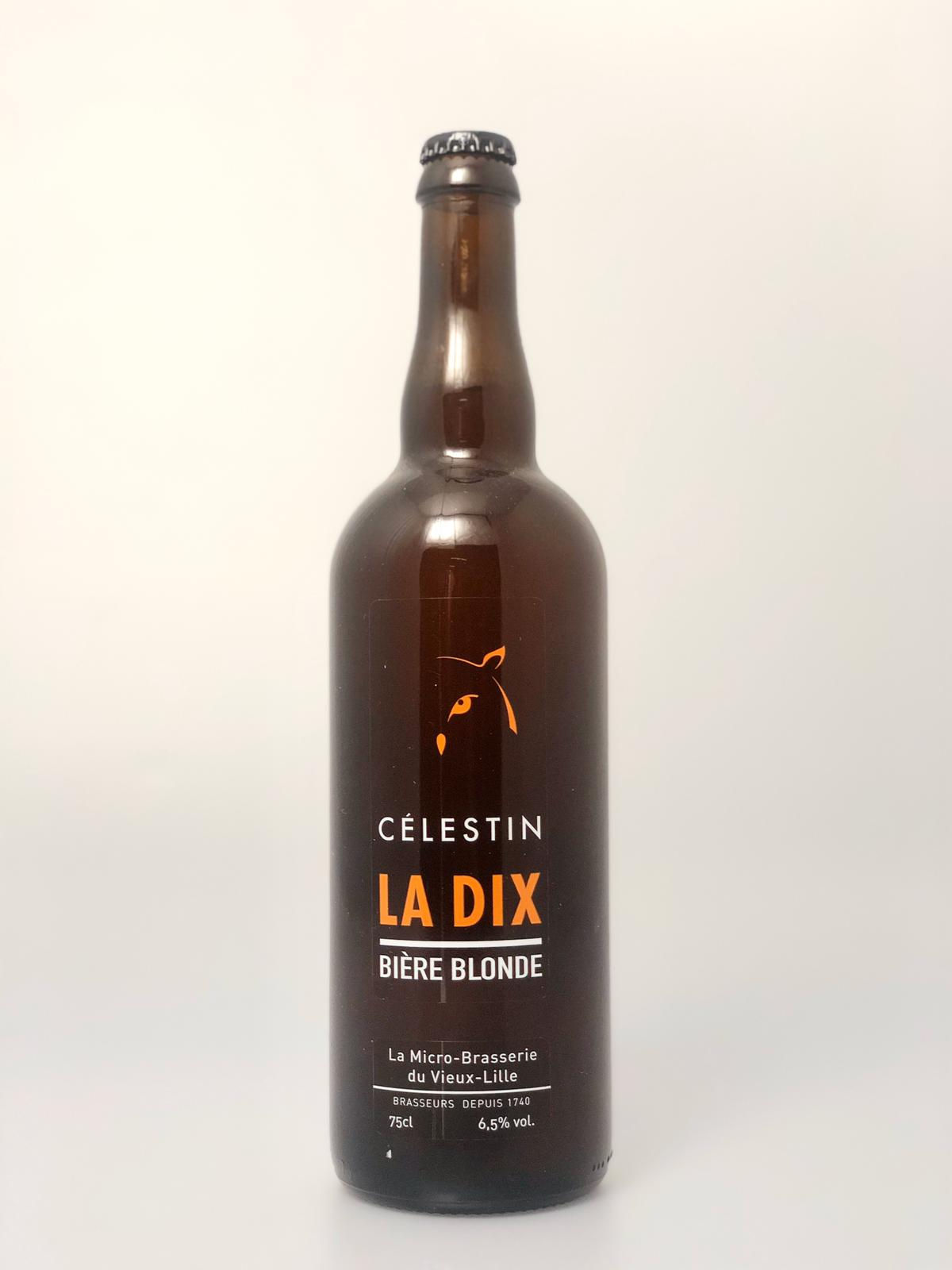 Bière Blonde - La Dix 6.5% - 75cl