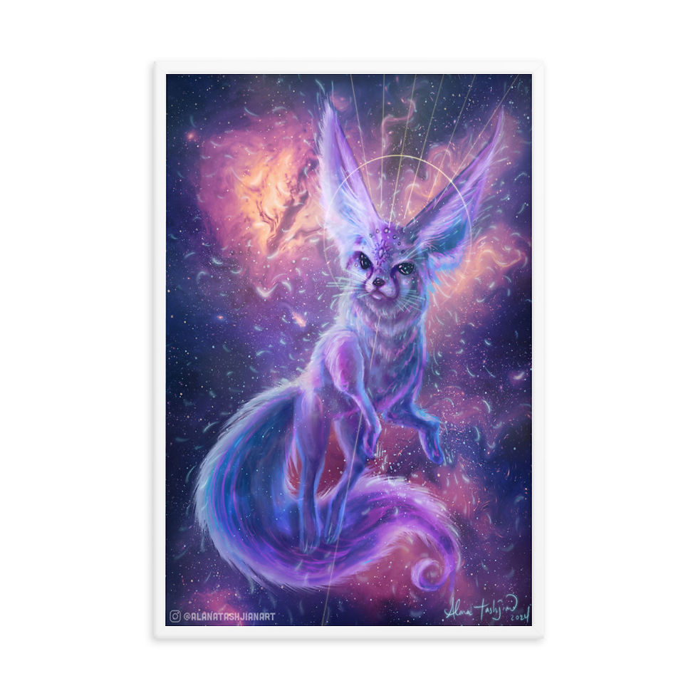 Thumbnail: Fennec Fox Framed Print