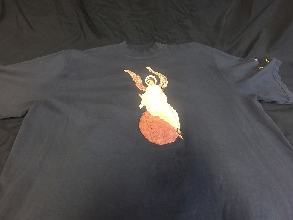 Thumbnail: Kanye West Jesus Is King Archangel II T-Shirt Navy Used