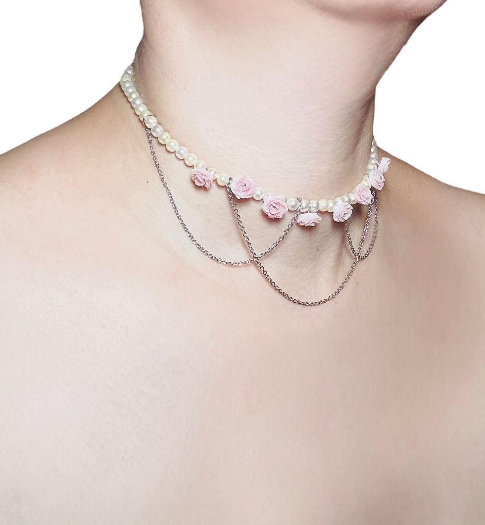Miniature : Victorian Rose Choker