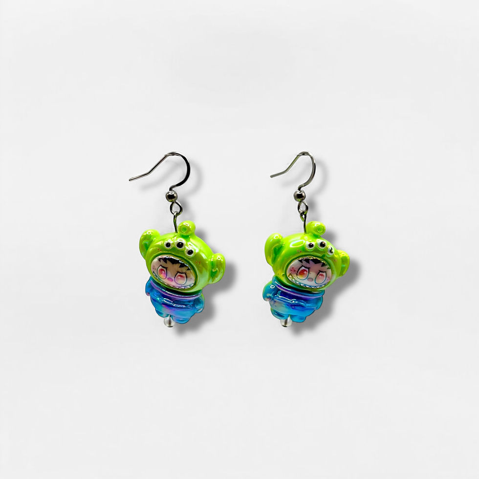 Miniaturbild: Labubu Alien Earrings