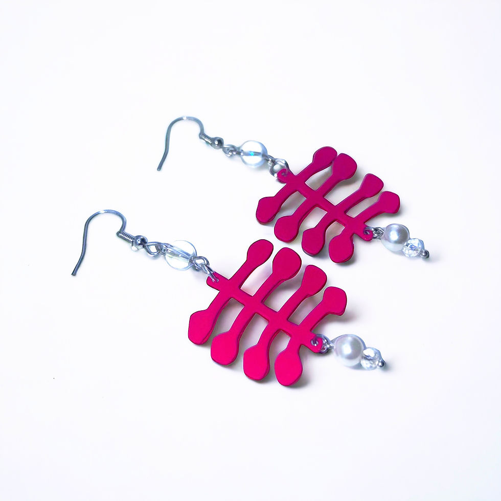 Miniature : Bold Abstract Earrings