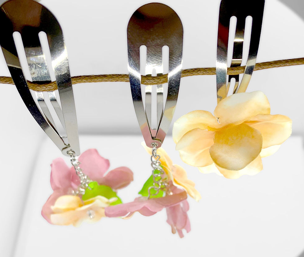 Miniature : Floral Bouquet Hair Clip Set