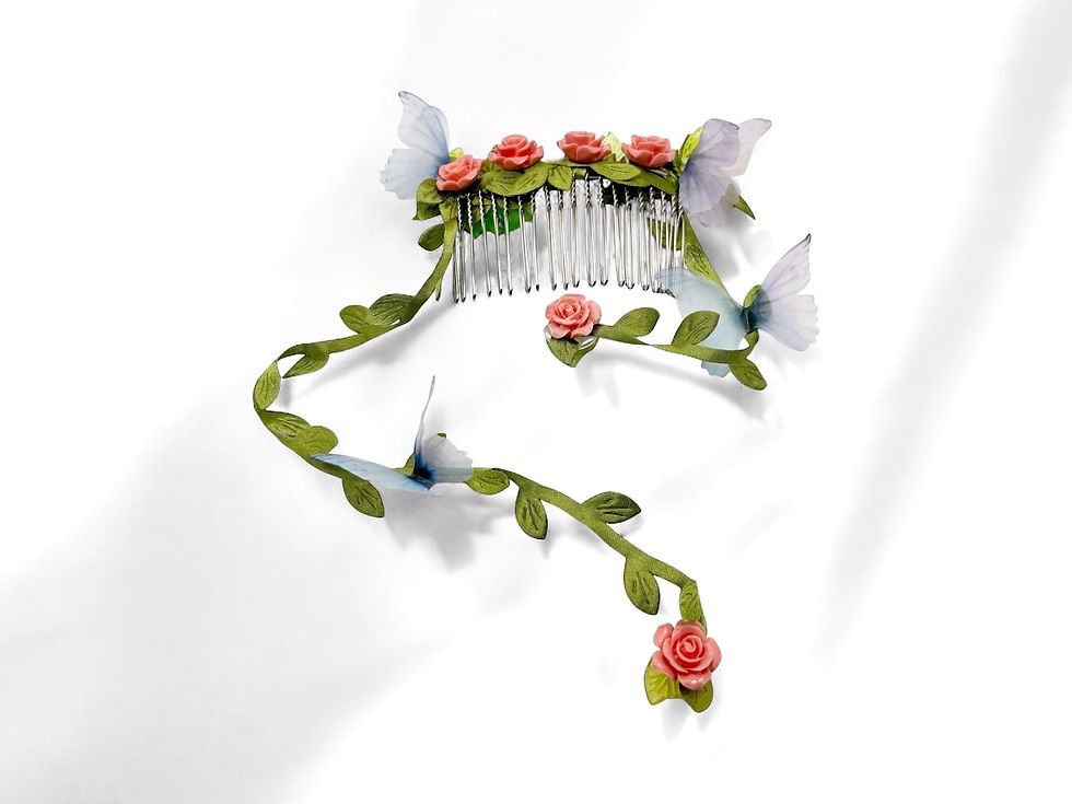 Miniature : Floral Fantasy Hair Comb