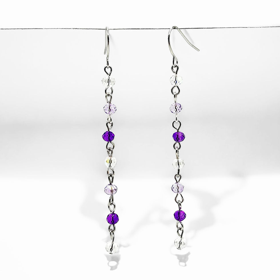 Miniature : Lilac Dream Drop Earrings