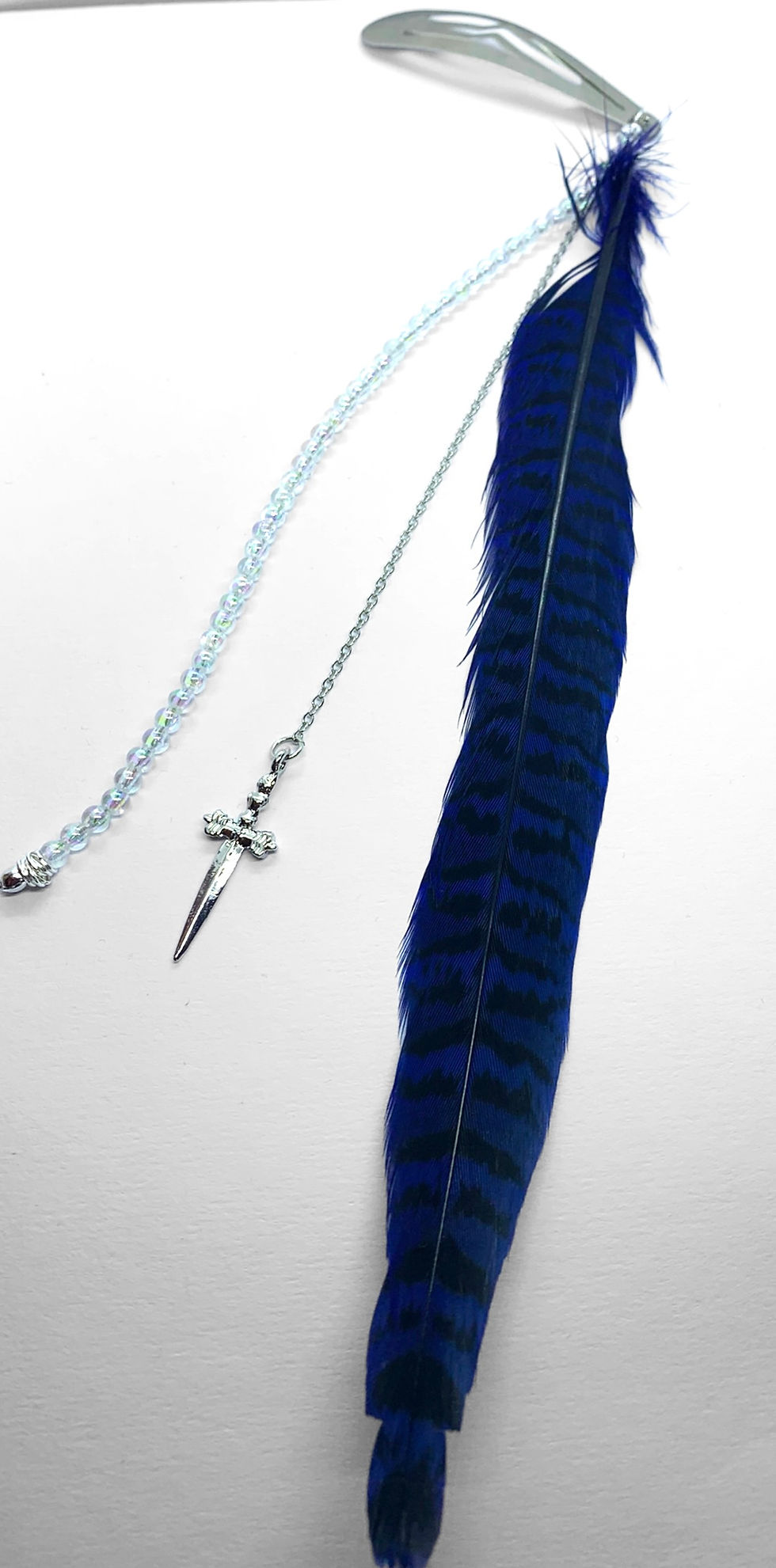 Miniature : Chained Feather Hair Clip