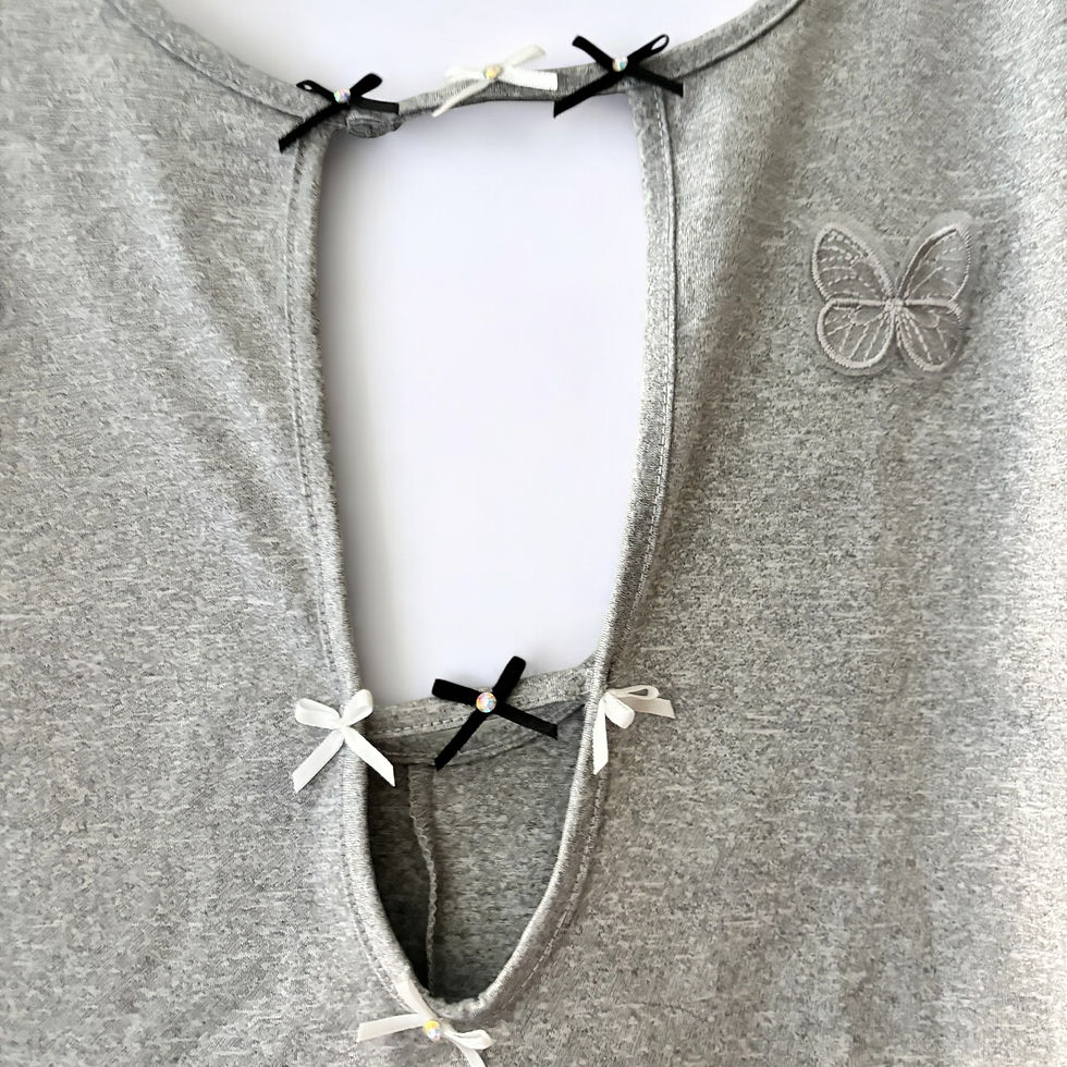 Miniature : Grey Cut Out Jumpsuit with Bows