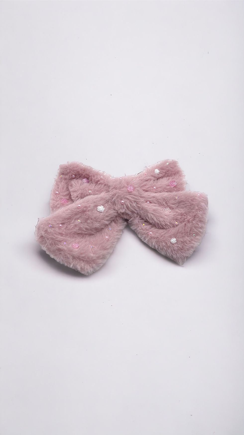 Thumbnail: Pink Fleece Hair Bow