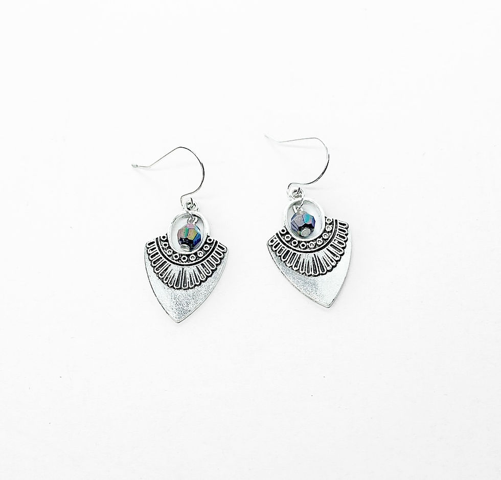 Miniatyrbild: Geometric Drop Earrings