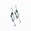 Thumbnail: Moonwing Dewdrop Flower Drop Earrings