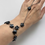 Miniatura: Midnight Bloom Hand Chain Bracelet
