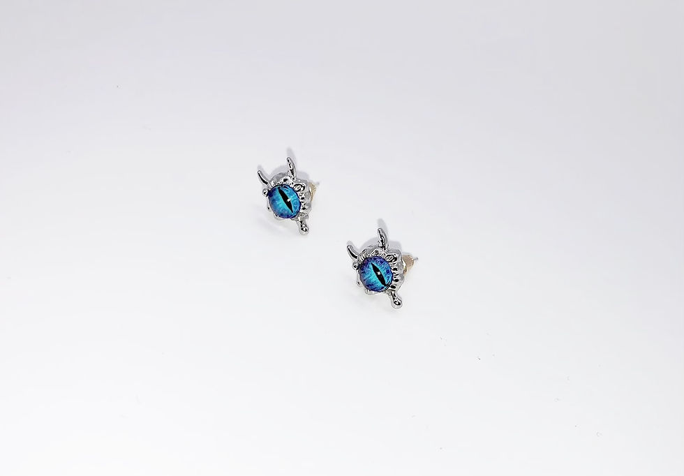 Miniature : Horned Eye Earrings 