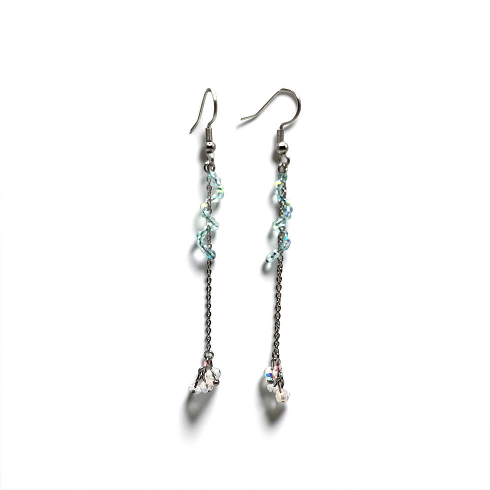 Thumbnail: Celestial Tide Drop Earrings 