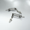Thumbnail: Safety Pin Chained Hair Clips
