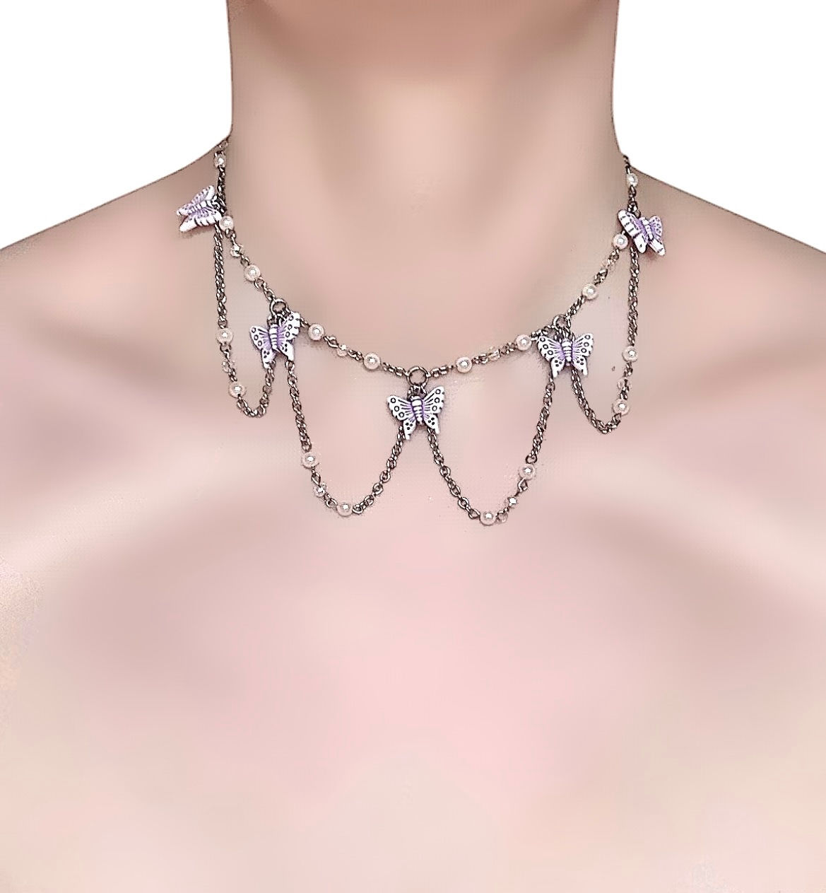 The Lavender Wing Reverie Necklace 