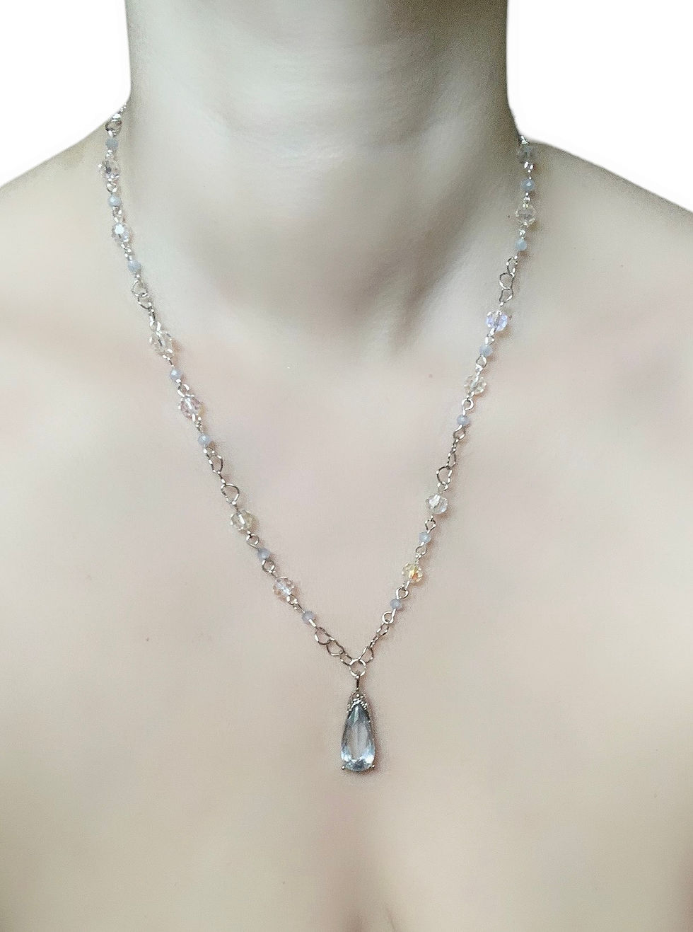 Thumbnail: Blue Waterdrop Necklace 