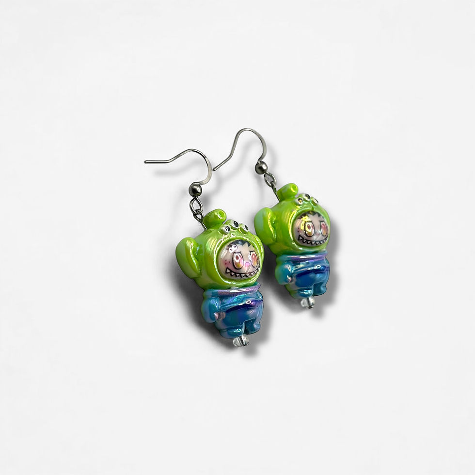 Miniatura: Labubu Alien Earrings