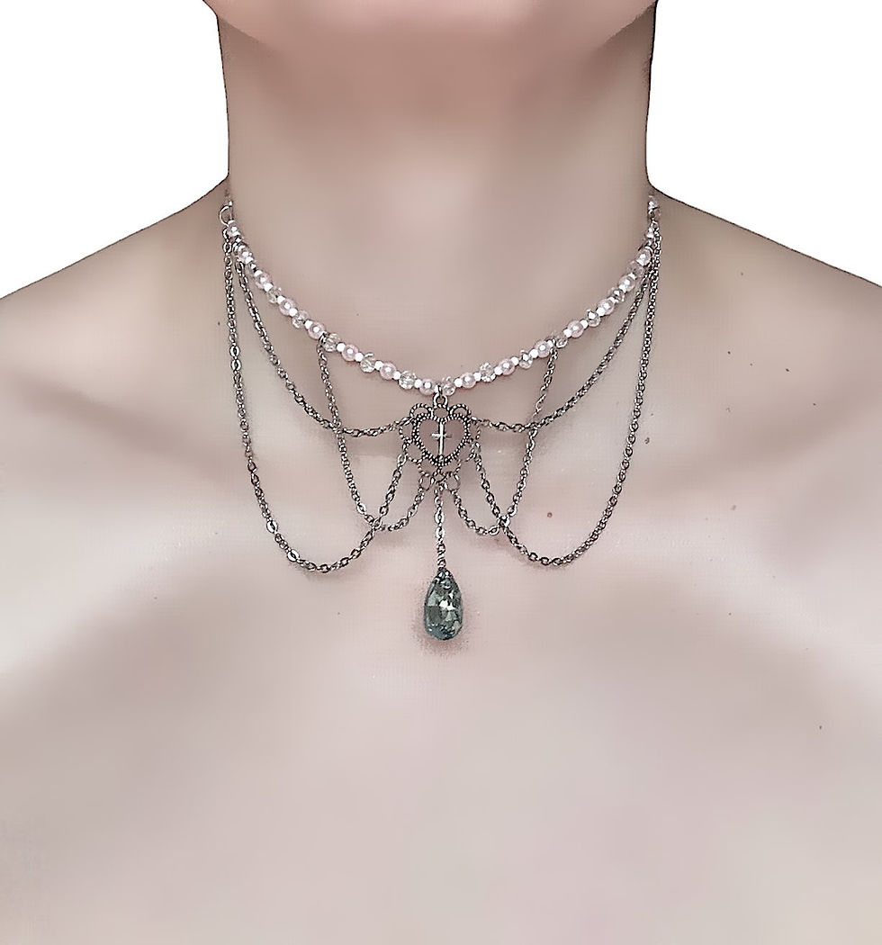 Miniature : The Blue Teardrop Necklace