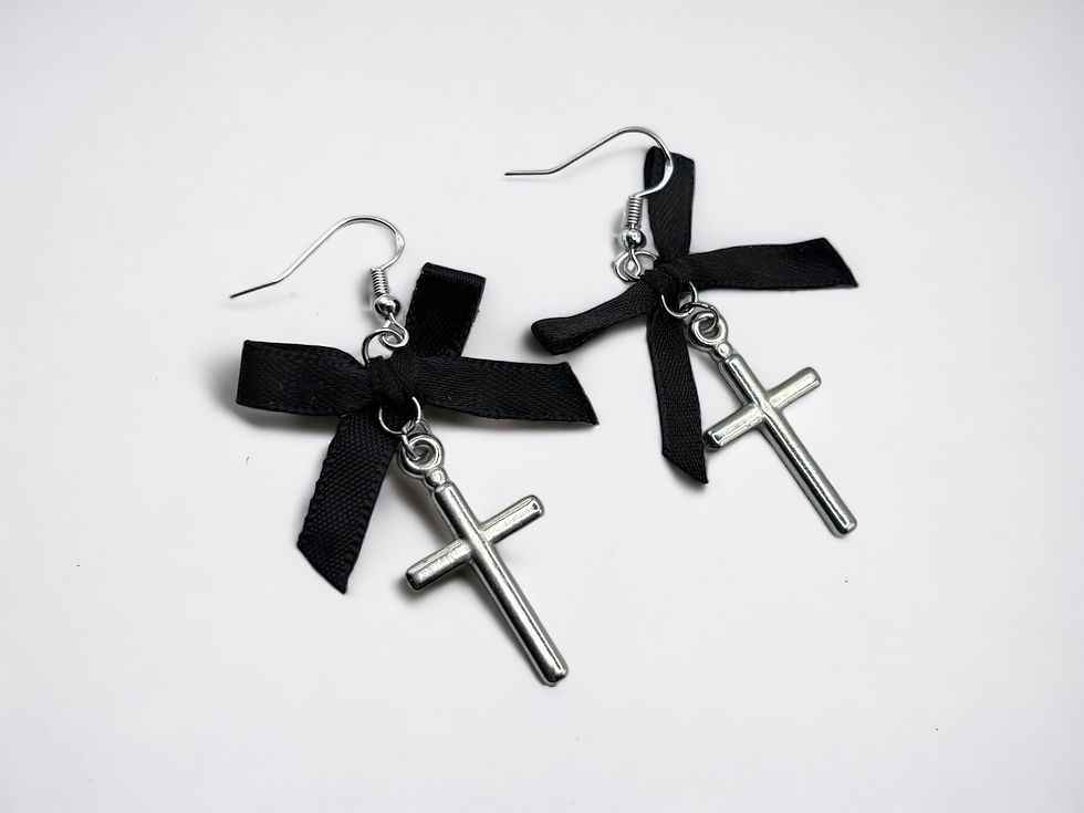 Miniatura: Midnight Requiem Earrings