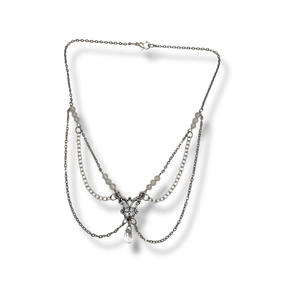 Miniatyrbild: The Moonlace Filigree Drop Choker