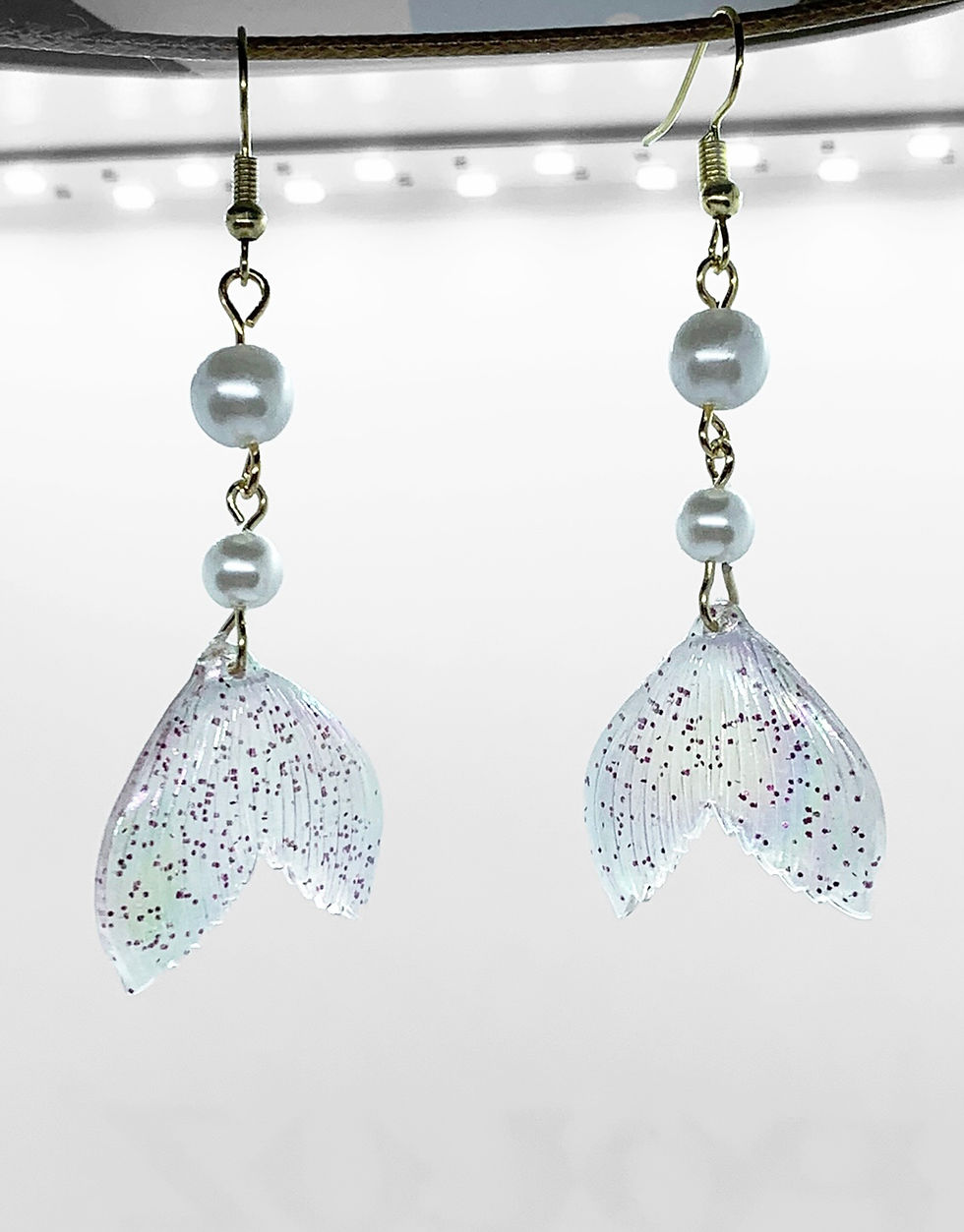 Miniature : Glitter Mermaid Tail Earrings