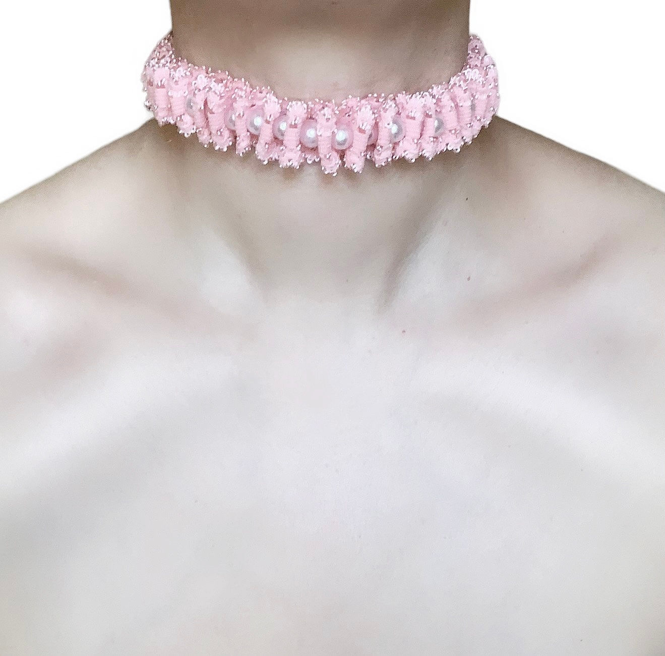 Pearl Ruff Choker
