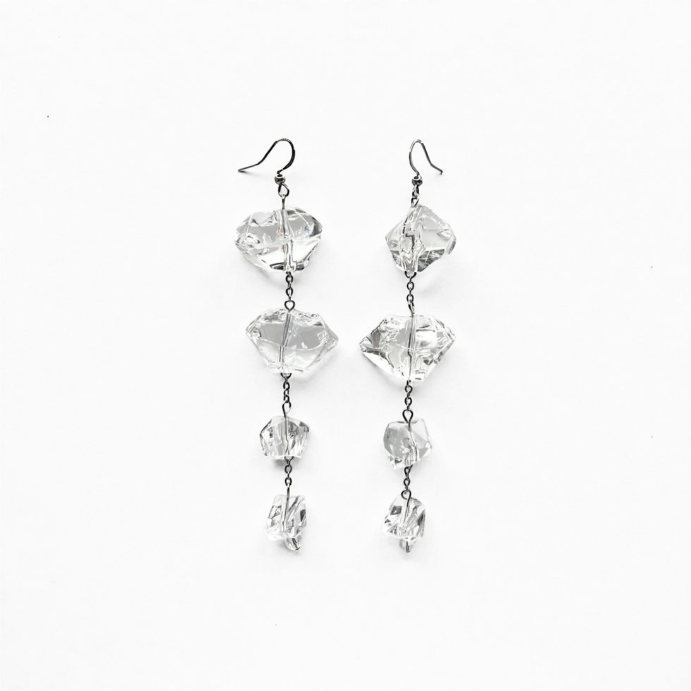 Miniatyrbild: Frosted Icefall Earrings 