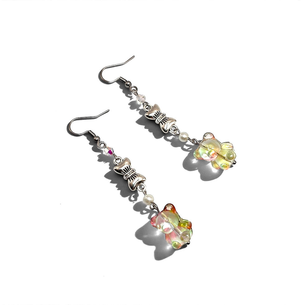 Miniature : The Honeyglow Gummy Bear Earrings
