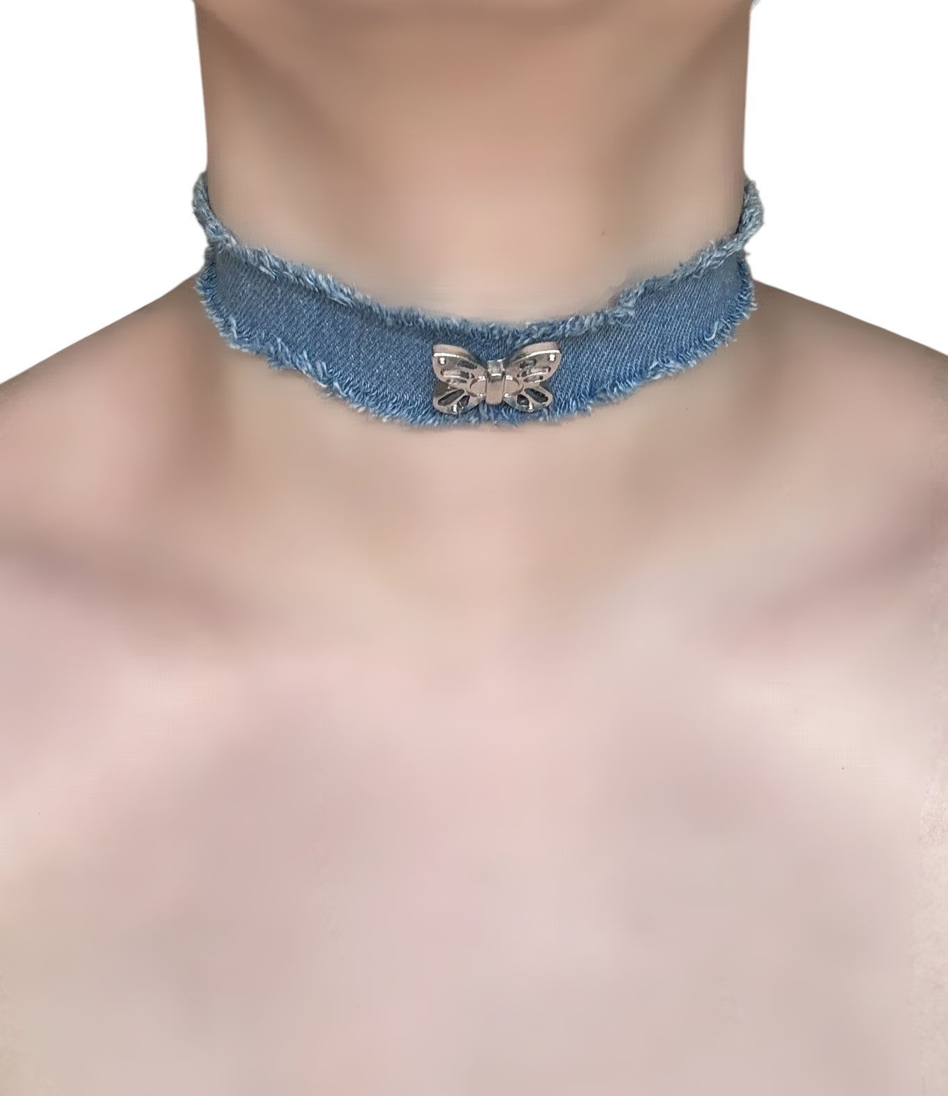 Blue Skies Butterfly Choker