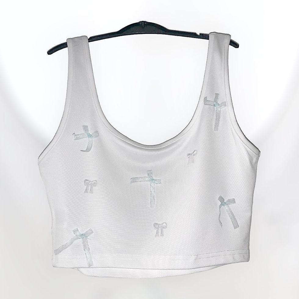 Miniature : Bow Crop Tank Top