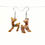Thumbnail: Woodland Fawn Charm Earrings 
