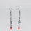 Miniatura: Celtic Blood Red Teardrops Earrings