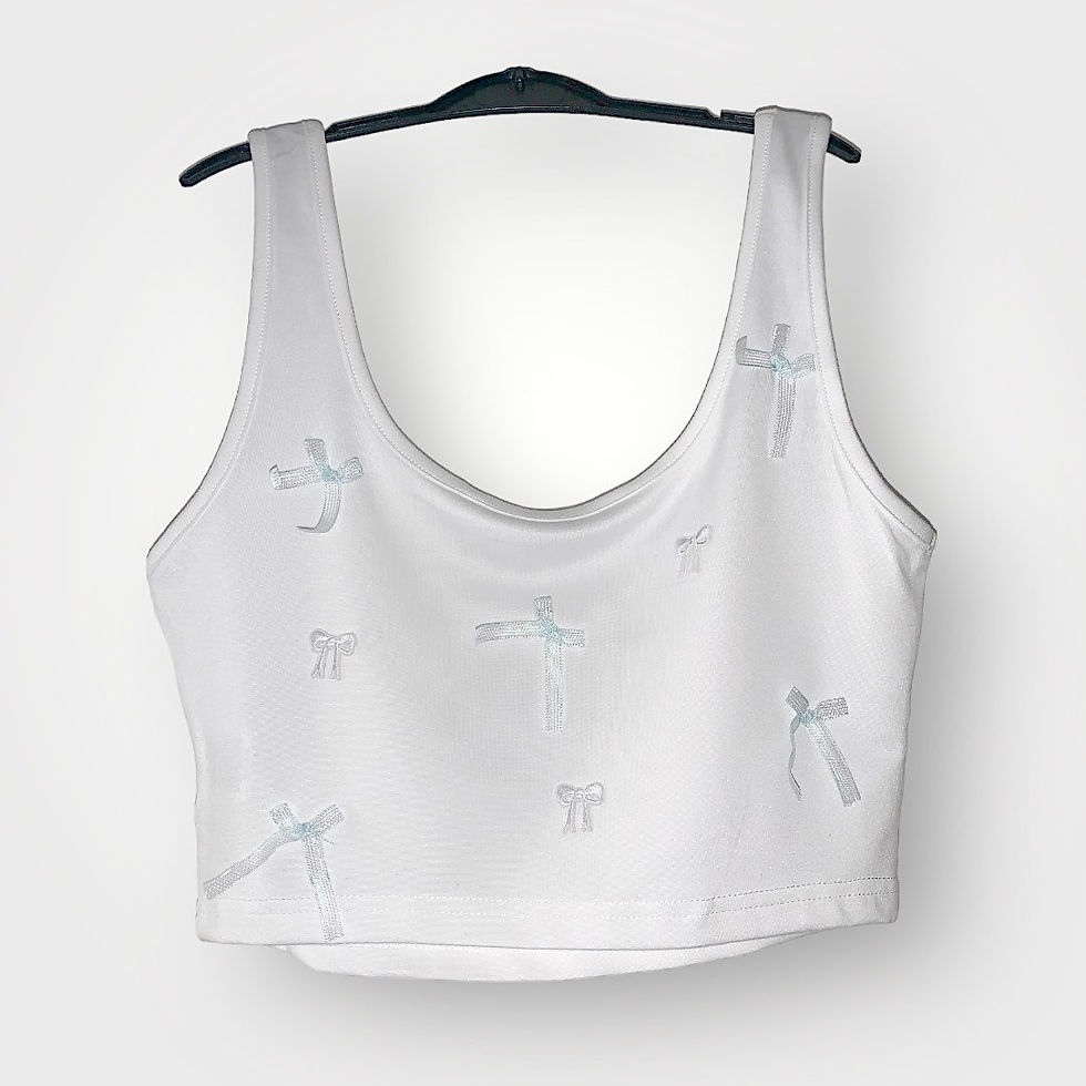 Miniature : Bow Crop Tank Top