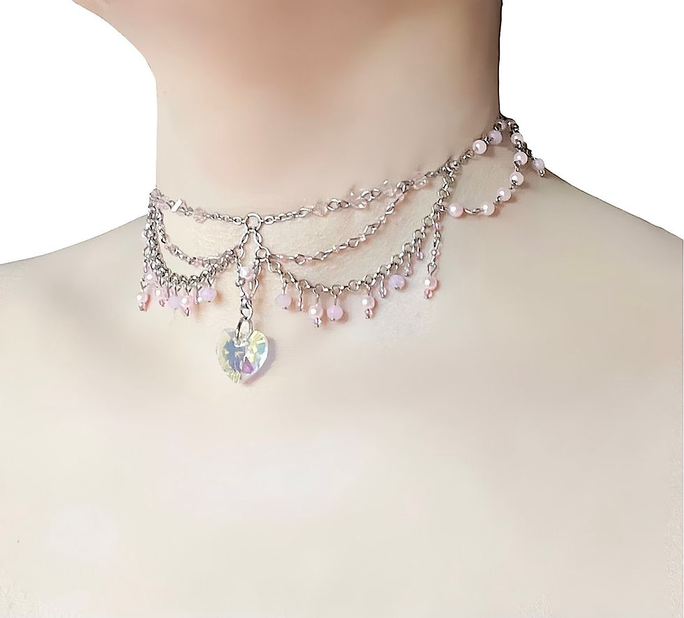 Miniaturbild: The Blushing Heart Drop Choker