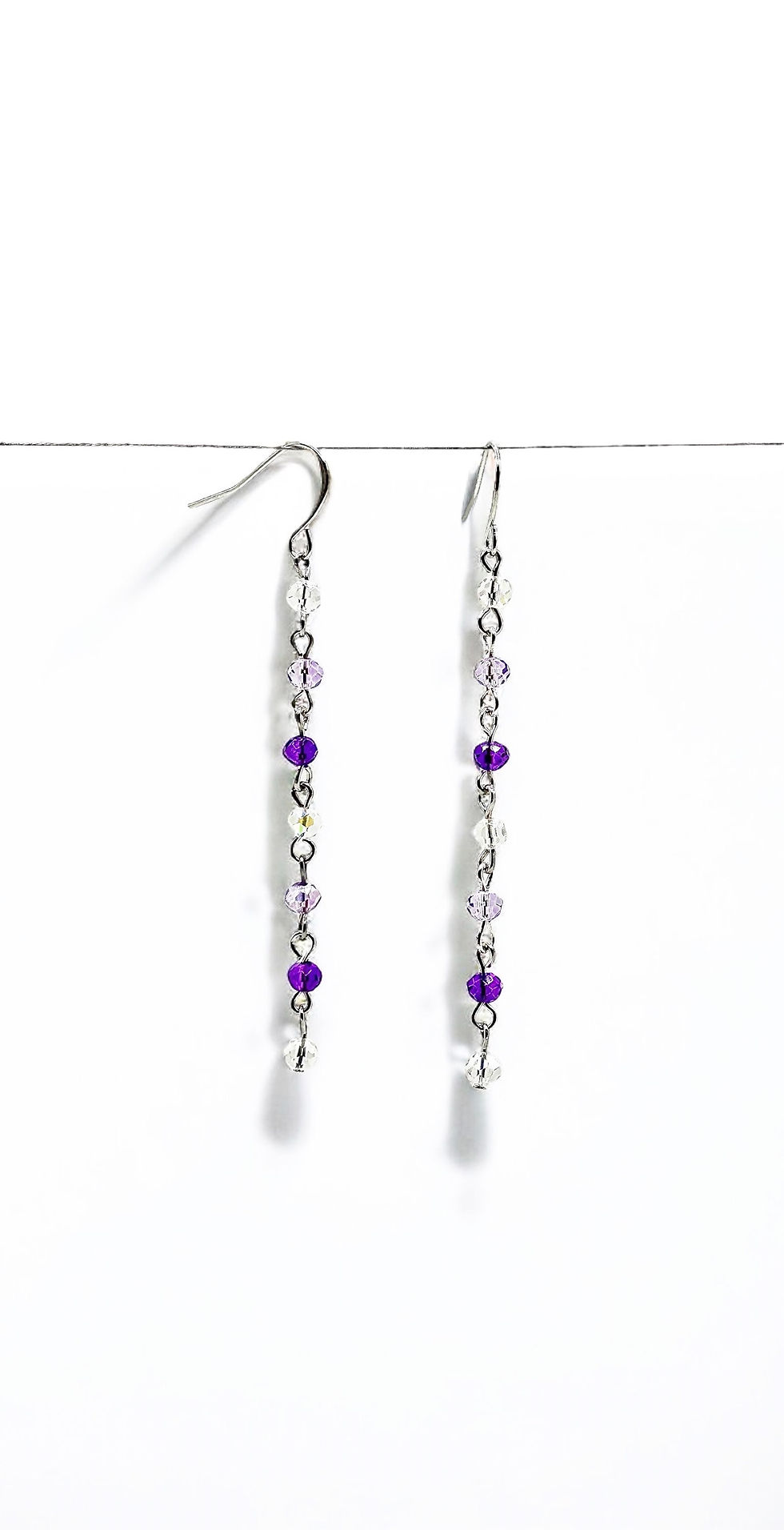 Miniature : Lilac Dream Drop Earrings