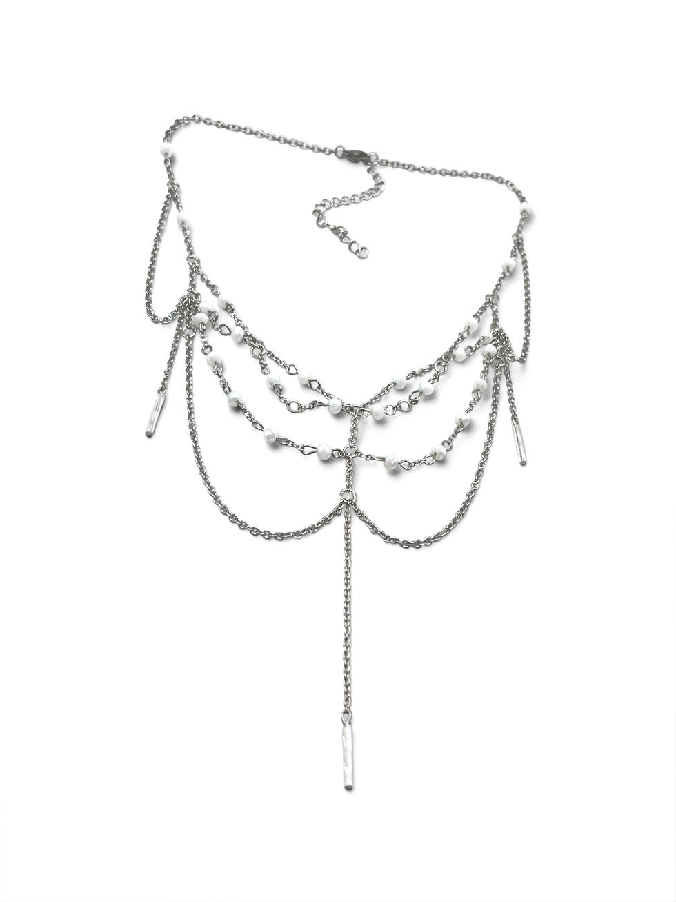 Miniatura: Ivory Veil Cascade Necklace 