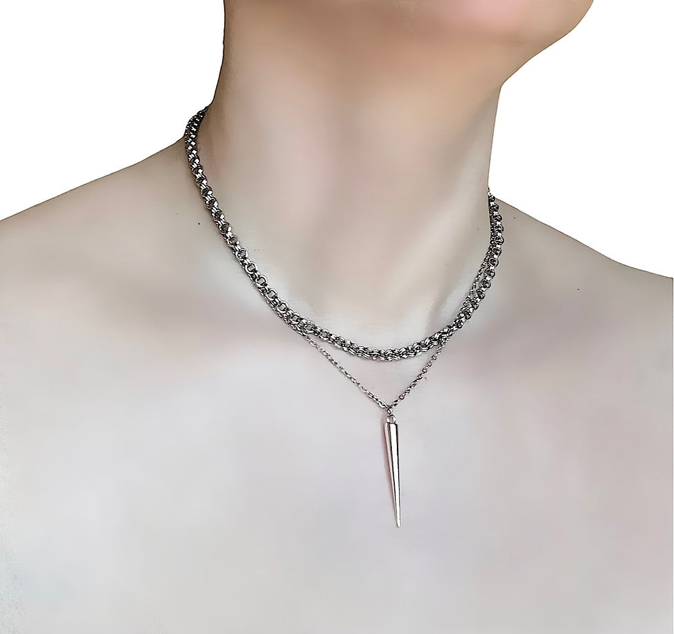 Miniature : The Silver Thorn Relic Necklace